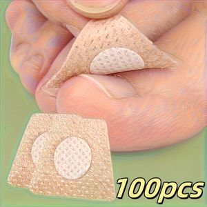 100 Patches - Dagelijkse Gebruik Nagelbeschermingsstrips, Zachte Doek, Adhesie Strips, Dubbele Laag Ontwerp
