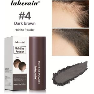 Waterdicht & Zweetbestendig Haarlijnpoeder - Eenvoudig aan te brengen, Semi-permanente Wortelconcealer Stick voor Onmiddellijke Bedekking van Wit Haar