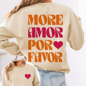 Grafisch print sweatshirt, crewneck casual sweatshirt voor herfst & lente, Dameskleding