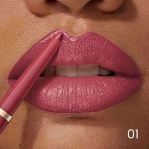 Langdurige waterdichte matte naakte lippenstift - Hoge pigmentatie, terug te trekken, gladde toepassing, uiterlijk, perfect voor Valentijnsdag en dagelijkse make-up