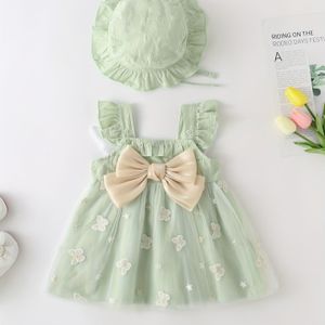 Baby Meisjes Jurken Gelaagde Tule Tutu Jurk Peuter Tule Jurken Baby Tule Zonnejurk Set met Engelenvleugels 6-24 Maanden, Perfect voor Buiten