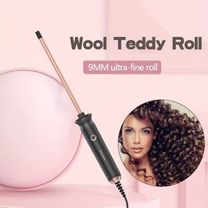 Professionele Keramische Krultang - Dubbele (9mm & 13mm) Instelbare Temperatuur en Snelle Styler met C-Type Stekker (110-240V) voor Kort/Lang Haar - Ionisch Stijlen, Salon-Kwaliteit Curling Wand