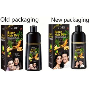 VOJO Ginseng 3-in-1 Haarverfshampoo van 500ml - Geformuleerd met Plante-extracten, Voedende Formule voor Normaal Haar. Zacht, Ethisch Gemaakt, Sulfaatvrij, Geschikt voor Iedereen