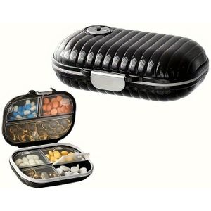 Draagbare Pillendoos Reizen Zeven Dagen 7 Sub-Verpakking Pillen Verzegelde Opbergdoos Pill Organizer
