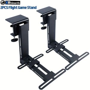 2 stuks Bureauhouder voor Game Joystick Gaspedaal - Compatibel met Logitech X52/X52 Pro/X55/X56/X56 ///T Flight 1/4/X/TCA/TCA Serie VKB Gladiator VPC WARBRD