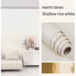 Losneembare getextureerde vinyl behangrol, zelfklevend, afpelbaar en plakkend, waterdicht mat wit contactpapier voor slaapkamer, woonkamer, badkamer, keuken, gang, eetkamer, muurstickers