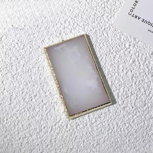 1 Stuk Vierkante Nagelpalet Gemengd Schilderpigment Dienblad Plaknagel Display Standaard Fotografie Bord Gel Polish Manicure Gereedschap