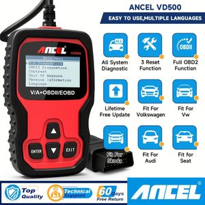 Ancel Scanner Code Reader Abs Srs Epb Automotive Diagnostic Tools