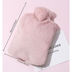 Comfortabele pluche 16.91oz/33.81oz handradiator - PVC voering, zachte ketel geschikt voor nek-, rug-, schouder- en beenverlichting evenals menstruatiepijn