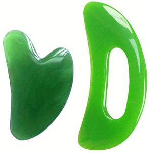 2-delige Set Perfecte Combinatie Acupunctuurpunt Massage Tool met Handvat | Massage Stok van voor Mannen en Vrouwen, Ideaal voor Verjaardags- en Vakantiecadeaus, Groen en Geel