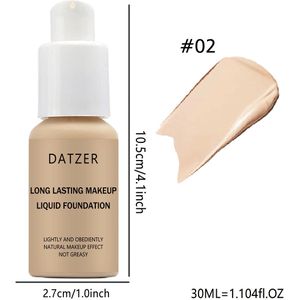 DATZER concealer vloeibare foundation, licht en dun, make-, niet vet