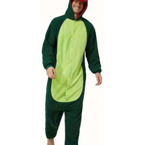 Gezellige Cartoon Dieren Onesie Pyjama's - Lange Mouwen, Hoodie Nachtkleding voor Mannen & Vrouwen - Perfect voor Halloween & Kerstfeesten
