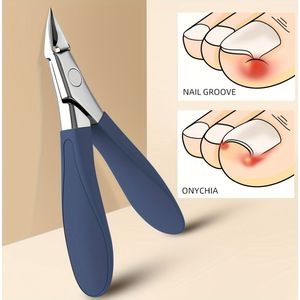 High-End Manicureschaarset met Nagelriemknipper + Dubbelfunctie Dode Lichtbeige Knijpers Professionele Salongereedschap voor Hand- en Voetverzorging