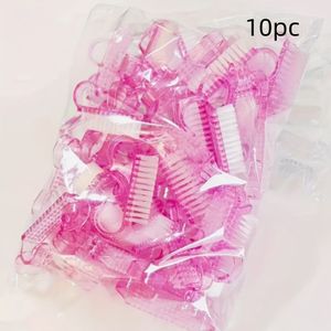 10 Nagelreinigingsborstels, Kleine Hoornborstels Speciaal Ontworpen voor het Reinigen van Manicure, Hulpmiddelen voor het Verwijderen van Stof van Handen, Voeten en Nagels