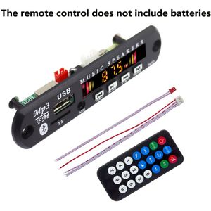 Draadloze 5.0 Auto Kit MP3-speler | Decoderbord met Kleurenscherm, FM Radio, TF, USB, 3.5mm AUX Audio voor iPhone XS