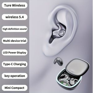 Ultra- Draadloze Headset - High-fidelity Stereo Bass Draadloze Oordopjes met Lange Batterijduur, Geschikt voor IOS, Apple, voor for iphone, Compatibele Telefoons, Kerstcadeau - Sport - Luisteren