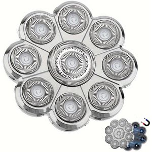 Vervangende voor Elektrische Scheerapparaten voor Mannen, Inclusief Drijvende Messen en Accessoires voor Kaalhoofdtrimmers.