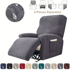 1pc Large Leaf Single Sofa Cover, Lazy Recliner Sofa Cover, High Quality Anti-slip Pet-friendly Sofa Slipcover