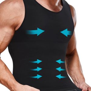 Junlan Dubbellaags Stoffen Hoge Compressie Shapewear Tank Top