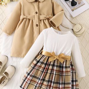 Meisjes Nizi Jas + Jurk + Riem 3- Set P101758, Ideaal voor Buiten