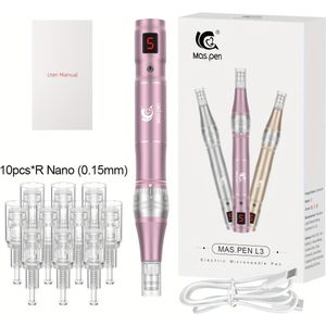 Derma Pen Huidverzorgingstool Beauty Pen met 10 stuks 0.15mm