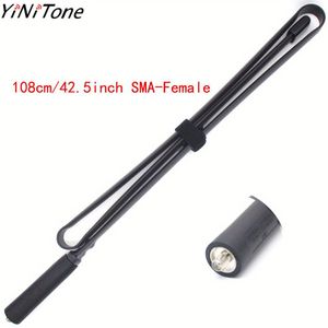 Ontwerp, YiNiTone Dubbelbandige Opvouwbare Antenne - SMA Vrouwelijk, VHF/UHF voor Baofeng , , BF-888S, AR-F8 Radios - Lengtes van 13" tot 42.5", YINITONE