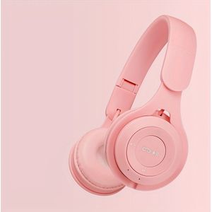 Kleine en verfijnde draadloze over-ear hoofdtelefoon, opvouwbaar stereo geluid, geschikt voor mobiel/laptop/MP3/MP4/binnen- en buitensporten. Macaron kleurenschema, meerdere kleuren beschikbaar