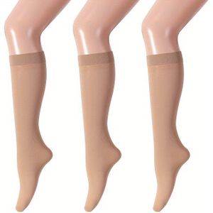 3 Pairs Koperen Compressiesokken voor Vrouwen en Mannen Circulatieondersteuning voor Hardlopen, Verpleging, Atletiek