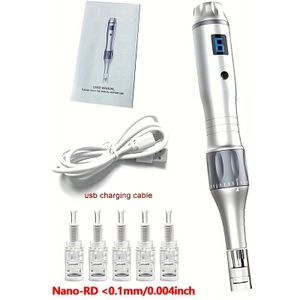 Ultima-X3 met 5 Nano-RD 0,18mm Cartridges: 5 Ronde Nano-RD, Derma Pen