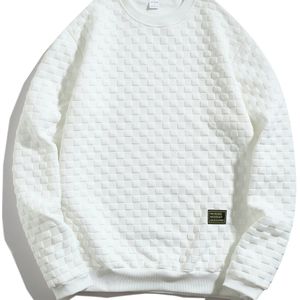 Heren Grafische Print Sweatshirt, Casual Ronde Hals Lange Mouw Top Voor Buiten