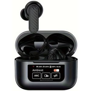 HiFi Stereo In-Ear Draadloze Oordopjes met Diepe Bass, Ruisonderdrukkende Microfoon & Touch Control - Draadloze 5.3 Hoofdtelefoon voor Gaming & Workouts