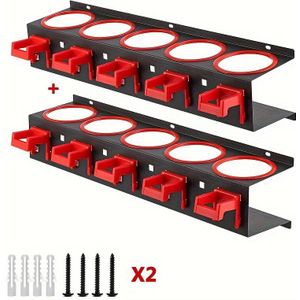 Meerfunctie Auto Detailing Tools Rack Shelf voor Spray Auto Detailing Shop Spray Flesje Wax Can en Abrasieve Rack, Zonder Batterij