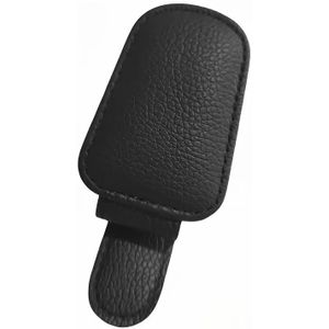 Car Sun Visor Fashion Glasses Holder, Pupu Pu Leather Leather Glasses Rack, Bill , Automatic , , Colors Black, Grey, Beige, Pink, Car Interior Accessories, Ideal Gift For Holidays