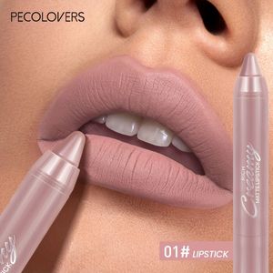 Een matte lip liner en lippenstift, veelzijdig met verschillende kleuren, eenvoudig aan te brengen glad en nauwkeurig, waterdicht, langdurig en niet plakkerig.