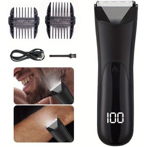 Herenslijper, elektrische scheerapparaat, elektrische inguinaal en haartrimmer, keramische mes mannelijke hygiëne scheerapparaat trimmer, volledige lichaam schoonheid