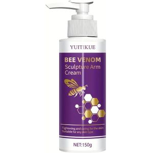 150g Bijengif Vormgevende Armcrème, hydraterend en verstevigend, voor armen, buik, dijen en billen, geschikt voor alle huidtypes, lichtbeige verzorging