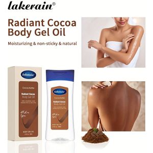 Glanzende Lichaamsolie met Coco Boter, Verfrissend en Niet Vettig, Langdurige Hydratatie voor Droge en Donkere Kringen, Geschikt voor Geheel Lichaam, Uniseks