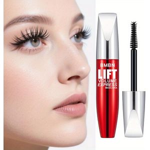 BMBN 4D Volumizing Mascara - Zwart, Waterproof, Long-Lasting, Smudge-Resistant, voor Alle Oogkleuren, Luxe Make-up, , Long-Lasting Mascara
