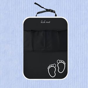 Oxford Fabric Car Seat Back Protector - Fit, Anti-kick & Scratch Pad With Multiple Compartments, Easy-clean Storage Organizer For Vehicles, Car Seat Protector