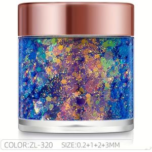 Chameleon Make- Gel Glitter Sequins Make-up Oogschaduw Nachtklub Bühnenmake-up, Carnaval/Mardi Gras/Masquerade