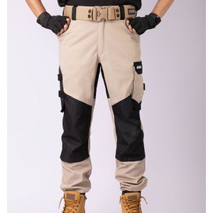 Heren Cargobroek met Elastische Taille, Meerdere Zakken, Verstelbare Manchetten, Stijl, 1st