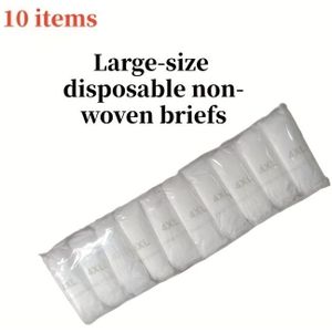 Plus Size Wegwerp Ondergoed, Extra Maat 70kg-140kg Geschikt voor Schoonheidssalon Sauna Massage Hotel Postpartum Gebruik, Zwart en Wit Opties, Unisex, Individueel Verpakt, Non- Material, Design