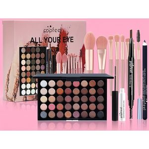 POPFEEL 40-kleuren Oogschaduw Palette Set, 12 stuks, Perfect als Kerstcadeau, , 12 stuks Oogschaduw Palette Set, 12 stuks Oogschaduw Palette