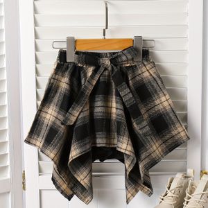 New Meisjes Mode Ruitrok voor Street Dance, Zijspit Zoom Lengte