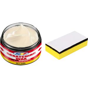 Universele Auto Krasverwijderaar Wax & Polijstset, Herstelt Glans met Keramische Coating Technologie, 5-Minuten Diepe Krassen Verwijdering voor Voertuigoppervlakherstel en Onderhoud