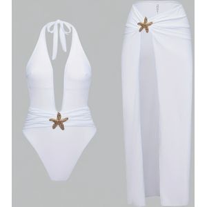 Dames Sterrenvis Eendelig Bikini Set - Elegante Strandkleding