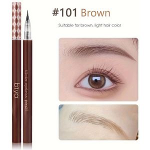 0.01 mm Ultrafijne Wenkbrauwpotlood, Waterdicht Zweetbestendig, Vloeibare Wenkbrauwpen, Langdurige Natuurlijke Make-up Look