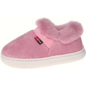 corduroy pantoffels voor koppels met hoge hak | Alle seizoenen, stoffen bovenwerk en binnenzool, TPR