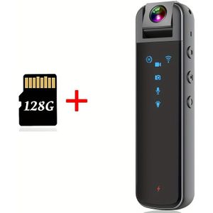 1080P Full HD Nachtzichtcamera, Fietsrecorder, Zakcamera, Hotspot WiFi Draagbare Mini Camera, Buiten Sportcamera