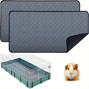 Wasbare Cavia Mat, Waterdichte Herbruikbare Antislip Cavia Benodigdheden Snelle Super Absorberende Mat